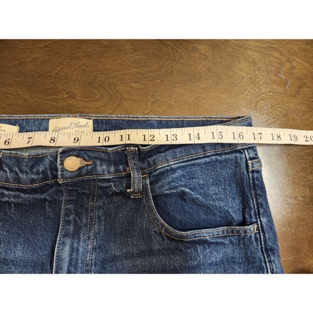 Universal Thread Women's Blue Solid Stretch Denim… - image 6